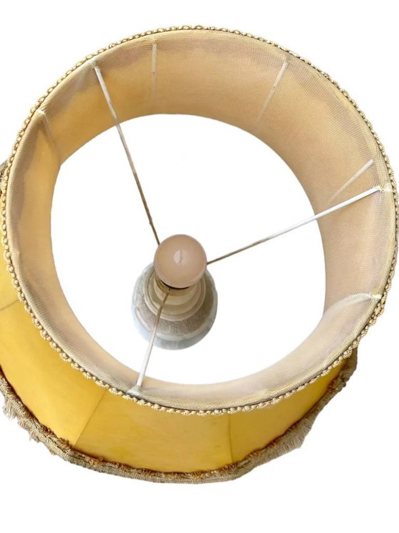 Image 1 of Large antique alabaster lamp