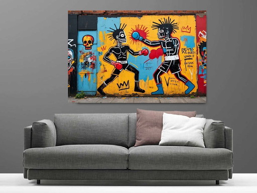 Foto afgedrukt op plexiglas / Beperkte oplage / Straatkunst / Banksy-stijl / Originele decoratie / Popart / Art Deco