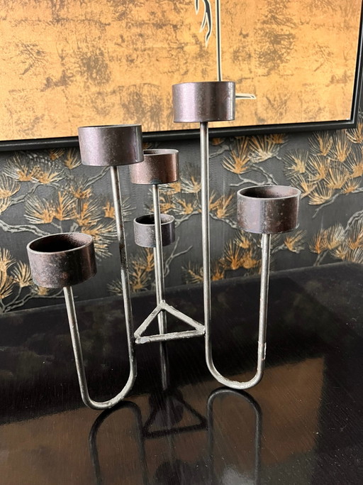 Unique vintage design candle holder by Tommy Larsen – Design of Denmark.