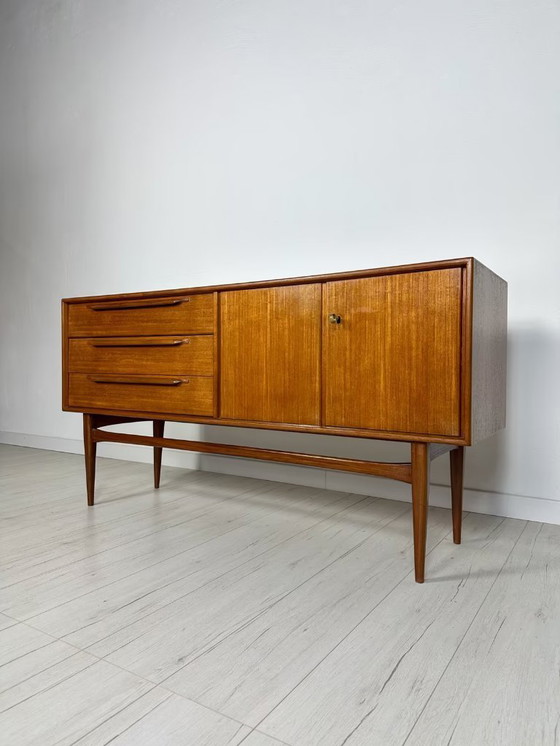 Image 1 of Petit sideboard en teck de Heinrich Riestenpatt pour RT Möbel 60's 70's