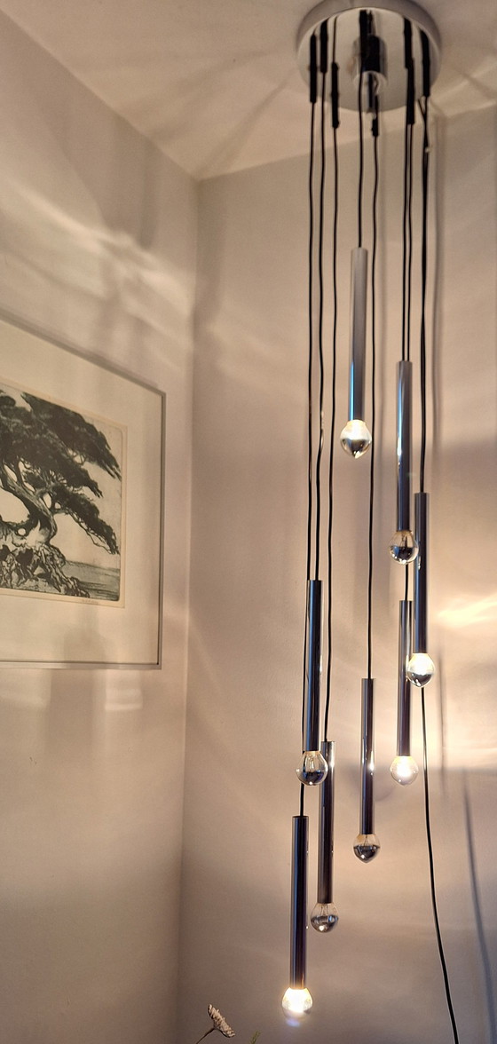 Image 1 of Vintage Cascade lamp chrome