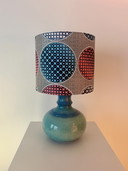 Accent lamp made from rare Jasba vase - West German Pottery
