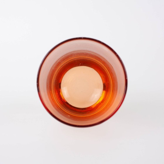 Image 1 of Set of 4 Italian Colorful Glasses, 1980s