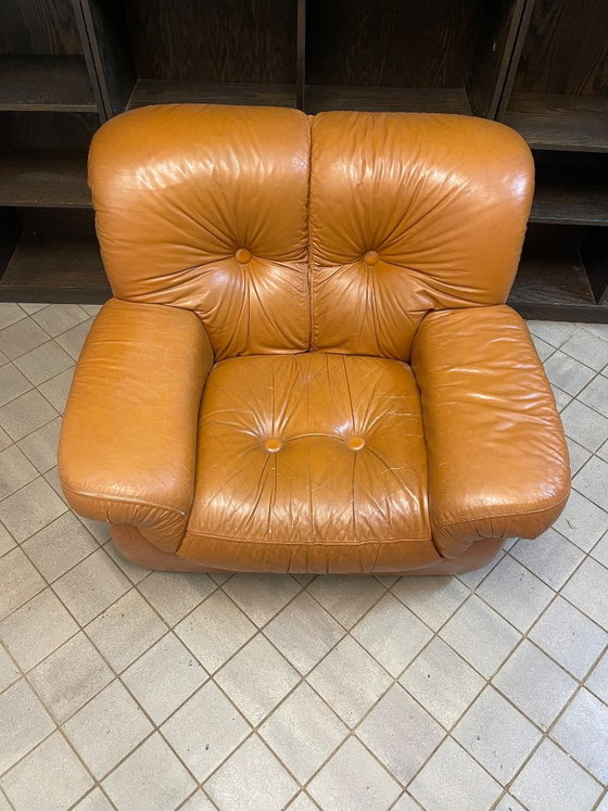 1980s vintage Italian design lounge chair from PelleRossi – Chairs and lounge chairs, Leather (photo 4 of 10)