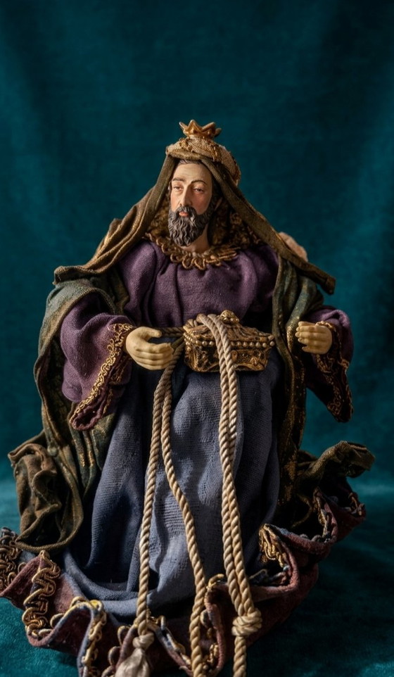 Ancient Sicilian Style Nativity Scene – Decorative Objects, Textile, Paper (photo 8 of 10)