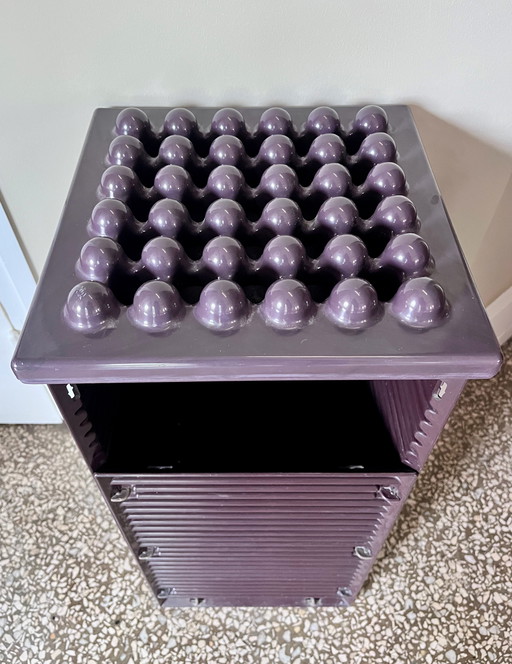 Wastepaper basket with ashtray by Ettore Sottsass, Italy, 1970s