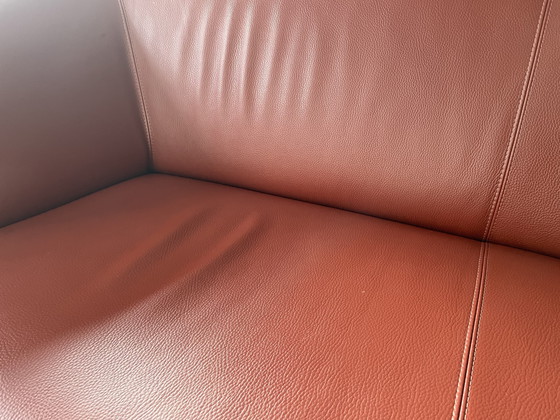 Image 1 of Leolux Flint 2,5 zits bank, Senso leder terracotta