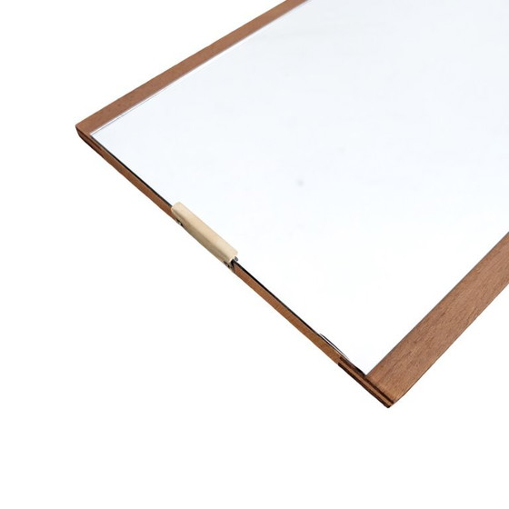 Original Midcentury Mirrors Wall Mirror danish design Teak – Glass, Wood (photo 5 of 6)