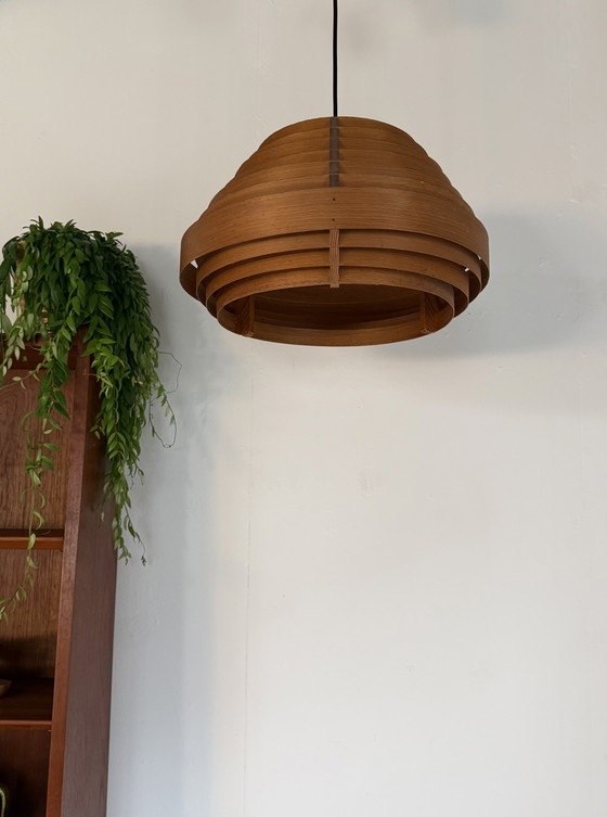 Image 1 of Lampada a sospensione vintage a stecche, Hans Agne Jakobsson anni '60
