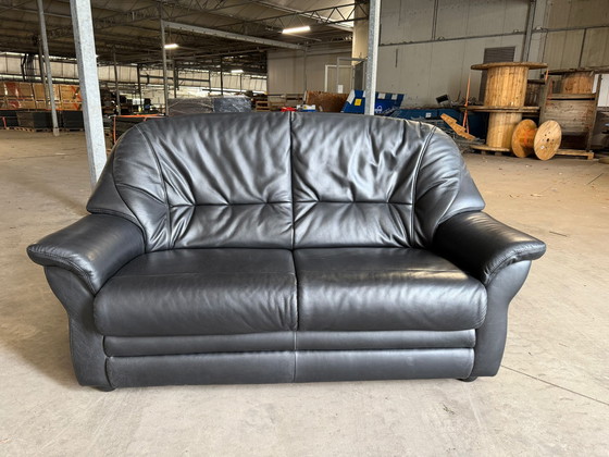 Image 1 of Divano in pelle HUKLA a 2 posti | Marchio di qualità tedesco