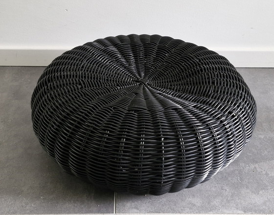 Image 1 of Poggiapiedi IKEA Ottman nero anni &#39;90 