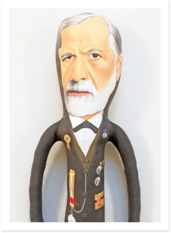 Image 1 of Sigmund Freud Gift | Psychology Gift | Psychoanalyst Gift | Therapist Office Decor | Freud Art Doll
