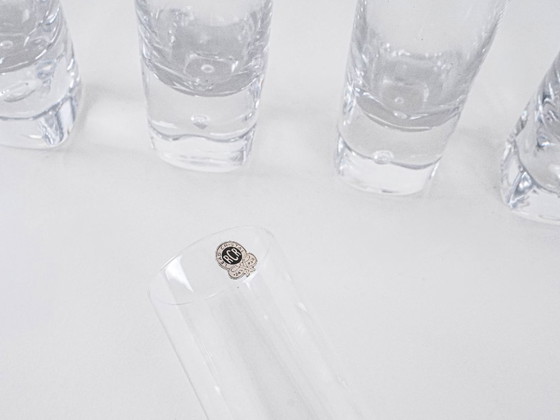 Image 1 of Set kristallen glazen, Italiaans design, jaren 70, vervaardigd door RCR Cristalleria Italiana