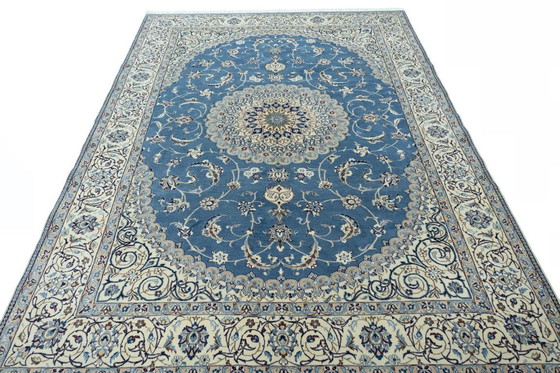 Image 1 of Squisito tappeto orientale Nain 9La con contenuto di seta - 301 x 196 cm - Annodato a mano