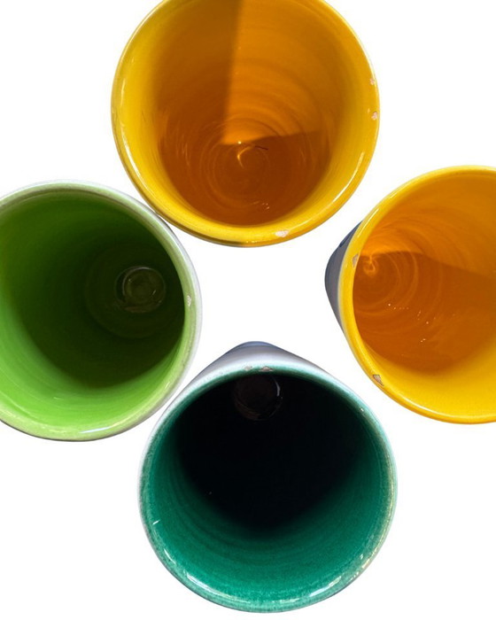 Image 1 of Vintage oranjeade-set – André Baud voor Vallauris, jaren ’50