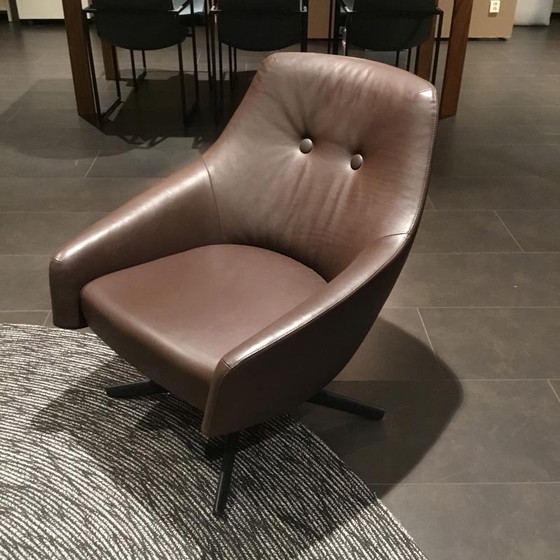 Montis Puk Low fauteuil – Leather, Wood (photo 4 of 4)