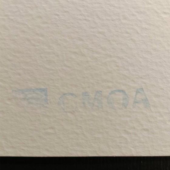 Image 1 of Lithographie d'Andy Warhol en édition limitée par CMOA, numérotée au crayon.