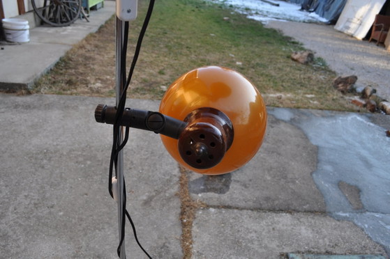 Lampadaire Mid Century Modern 2-ball Spage Age – Métal, Plastique, Space Age (photo 10 of 10)