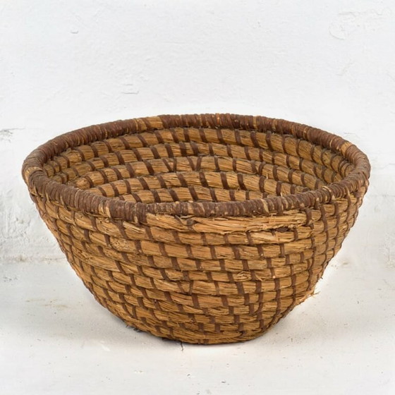 Panier en osier ancien (c.1930) #11 – Objets déco, Wicker (photo 7 of 15)
