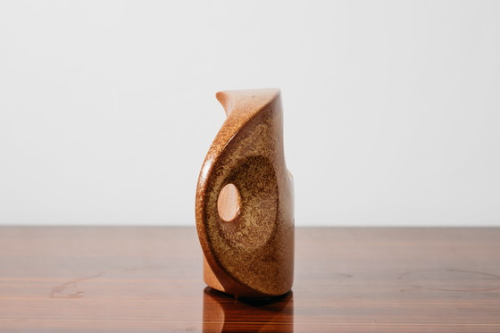 Image 1 of Bertoncello 977 Roberto Rigon 1970s Art Enamelled Ceramic Vase
