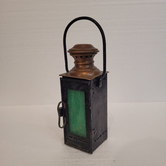 Image 1 of Linterna técnica ferroviaria, H. Luchaire, años 20 - Francia