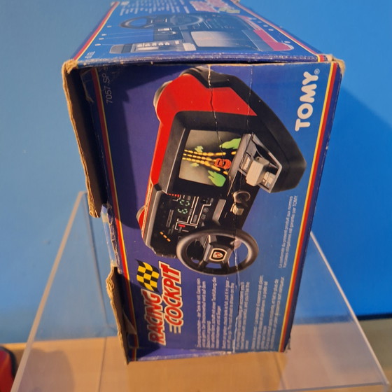 Image 1 of Tomy Racing Cockpit 80s analog arcade game