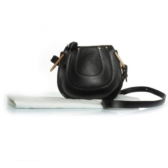 Image 1 of Chloe, borsa a tracolla Mini Hayley nera