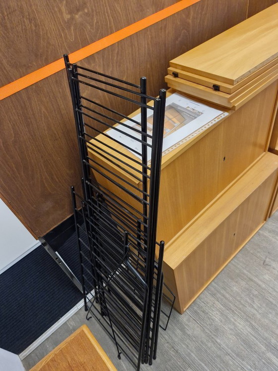 Image 1 of Parete attrezzata vintage WHB rovere/nero anni '70