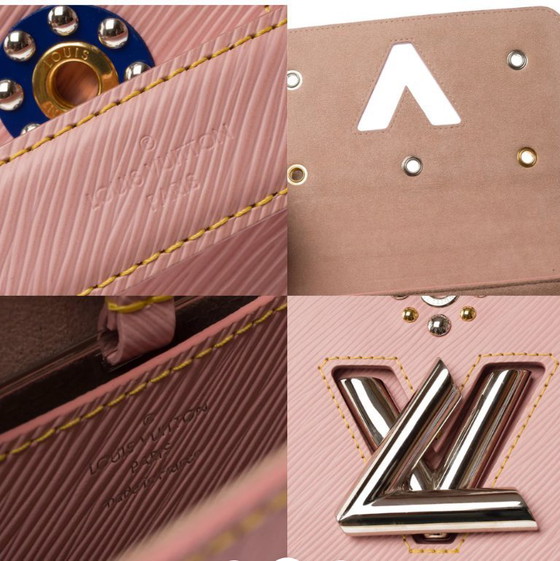 Image 1 of Borsa LOUIS VUITTON Twist in pelle rosa - 103189