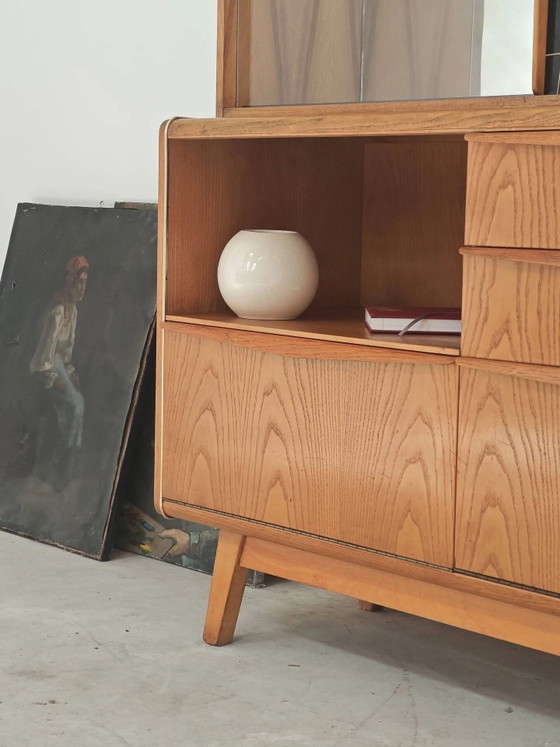 High buffet / Sideboard U 372 / 386 by B Landsman and H Nepozytek 60 – Jitona, Display cabinets, Wood, Glass (photo 7 of 40)