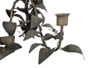 Hollywood-Regency-Stil – Wandleuchte – vergoldet – Messing – 80er Jahre