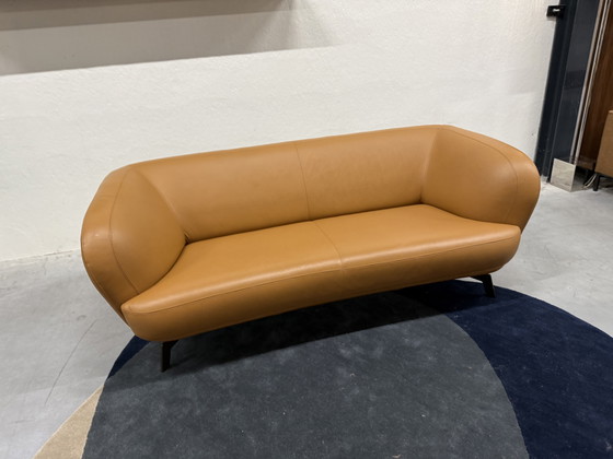 Image 1 of Leolux Flint Sofa, 2,5-Sitzer, Ceras Brandy Leder