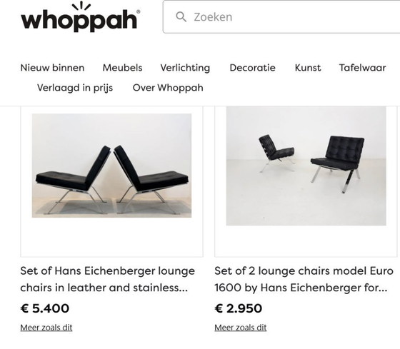 Image 1 of Girsberger Eurochair 1600 Schweizer Design Lounge-Sessel 60er Jahre (2 Stück)