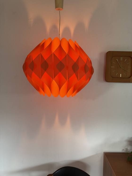 Image 1 of Vintage XL butterfly pendant lamp ‘60