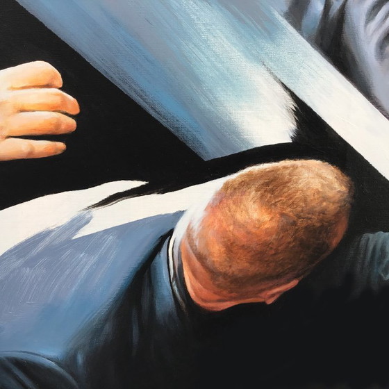 Gemälde 'The Suits' – Gemälde & Zeichnungen, Canvas (photo 3 of 5)