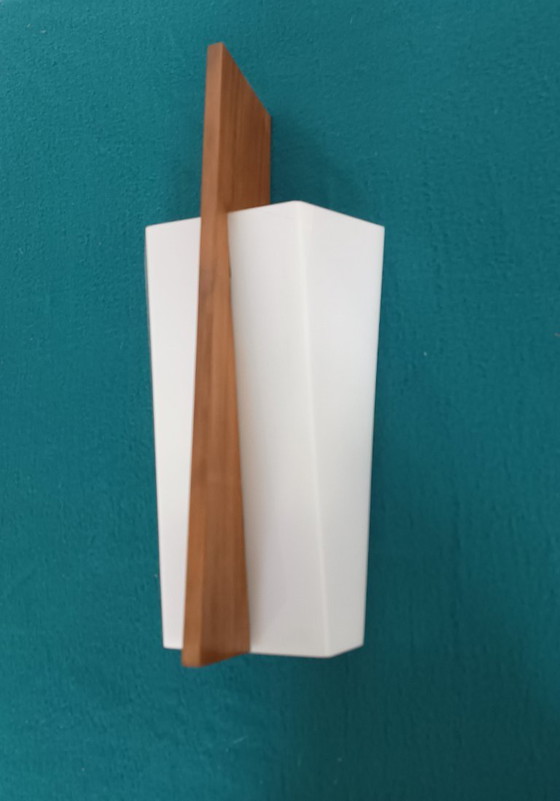 Image 1 of Applique murale de design danois en teck