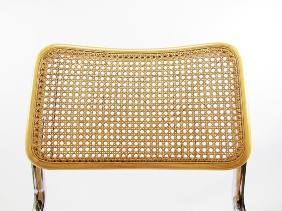 Image 1 of Sedia con struttura tubolare in stile Cesca, Made in Italy