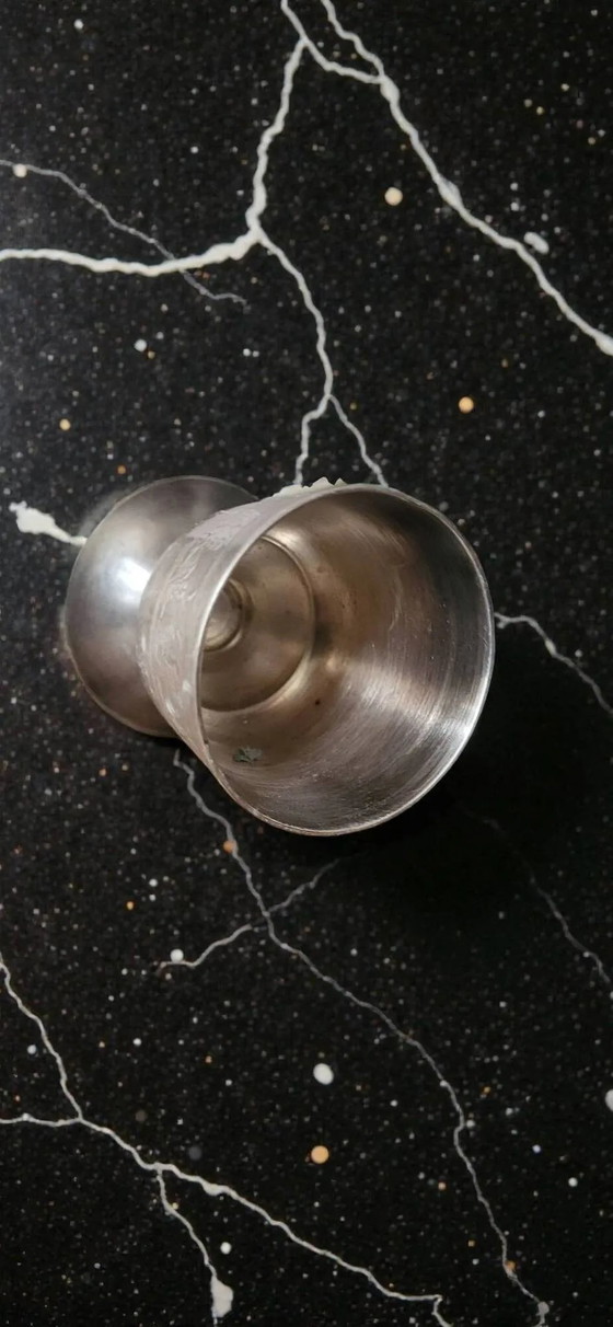 Silver-plated metal egg cup – Crockery (photo 5 of 8)