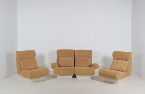 Modular seating Sofalette designed by Otto Zapf for Vitsoe, 1970s