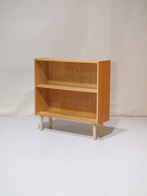 Bookcase Oak Danish Vintage 1960s