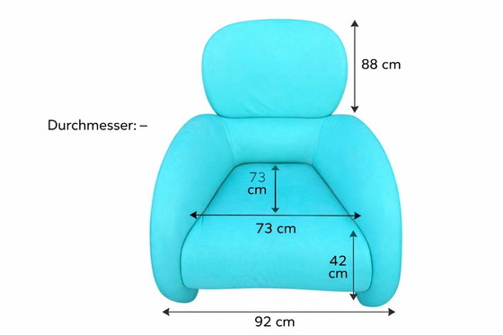 Image 1 of Fauteuils DS 59 Lounge de de Sede, années 1970, lot de 2