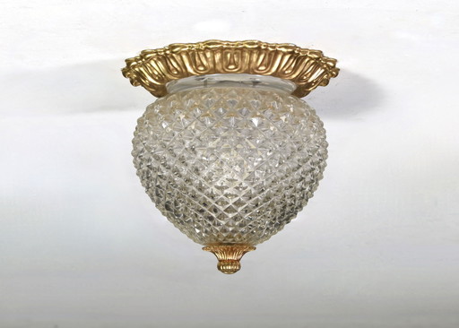 SCIOLARI Ananas-Decken-/Wandtafel, Italien - um 1970