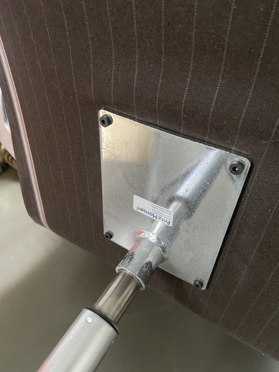 Image 1 of 1x Arne Jacobsen Fritz Hansen Oxford Stuhl Drehstuhl Bürostuhl Paul Smith quadratisch