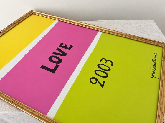 Yves Saint Laurent – LOVE Collection | Sei Poster Vintage | 1992–2006 – Legno (photo 24 of 27)