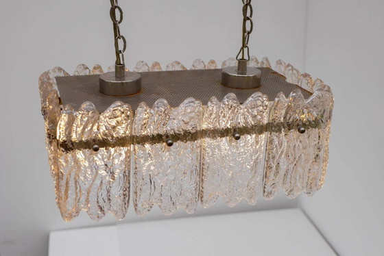 Lampada a sospensione in cristallo "Carl Fagerlund" di Orrefors, Svezia – Lampade a sospensione, Metallo (photo 14 of 16)
