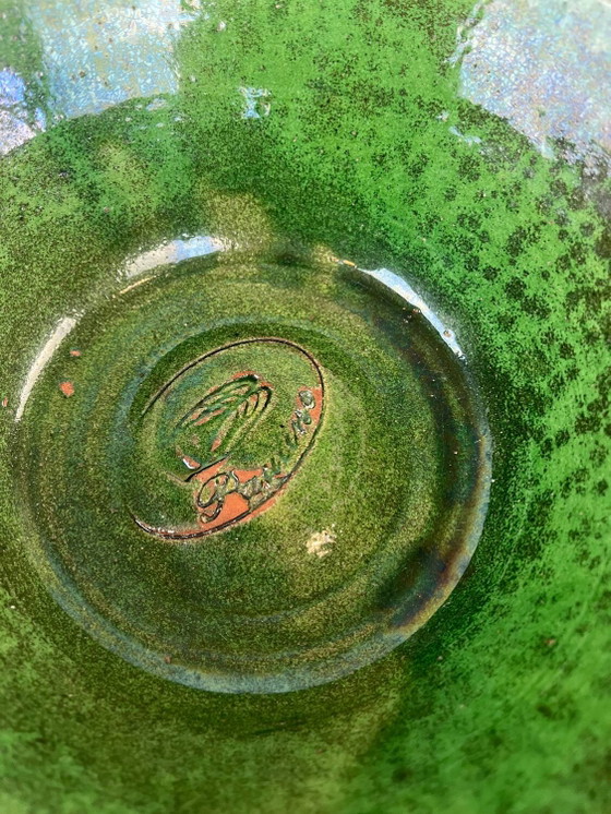 Ciotola in terracotta smaltata verde – Ciotole, Brutalist (photo 6 of 9)