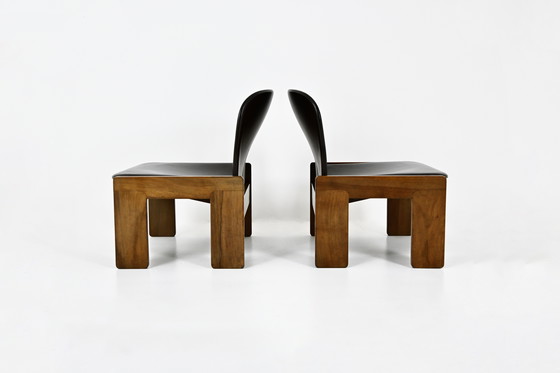 Image 1 of Sedie da salotto Modello 925 di Afra & Tobia Scarpa per Cassina, anni Settanta, set di 2