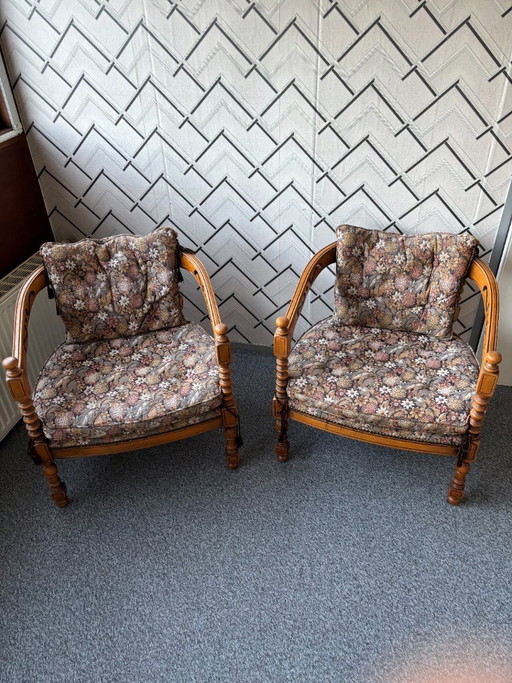 Ensemble unique de deux Fauteuils vintage – Giorgetti Gallery Collection (1975)