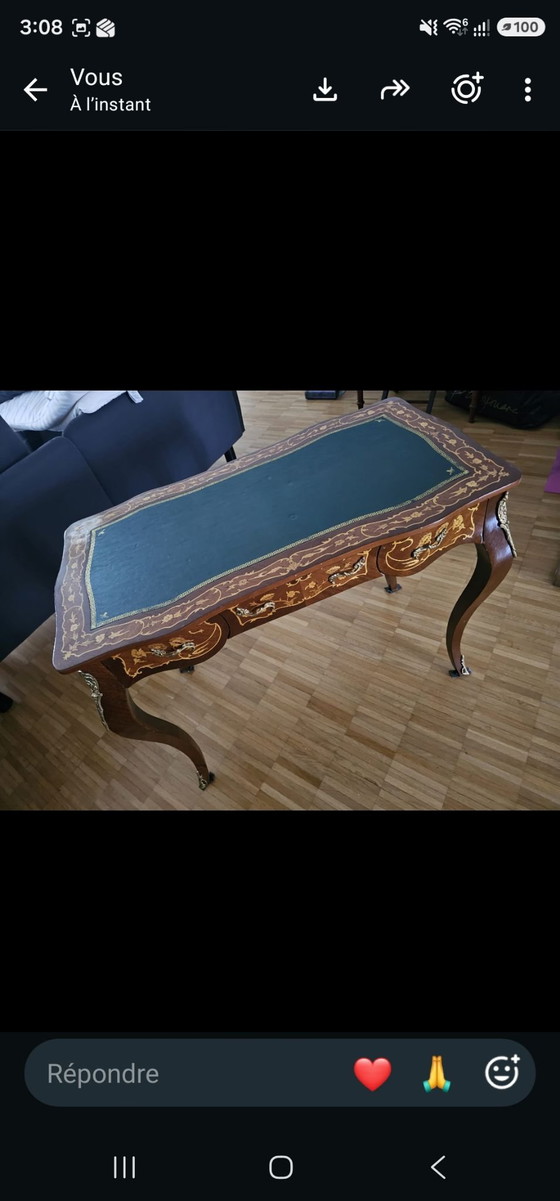 Scrivania in stile barocco, 3 cassetti, casa pedrino, Scrivanie, Legno, Marrone (foto 6 di 6)