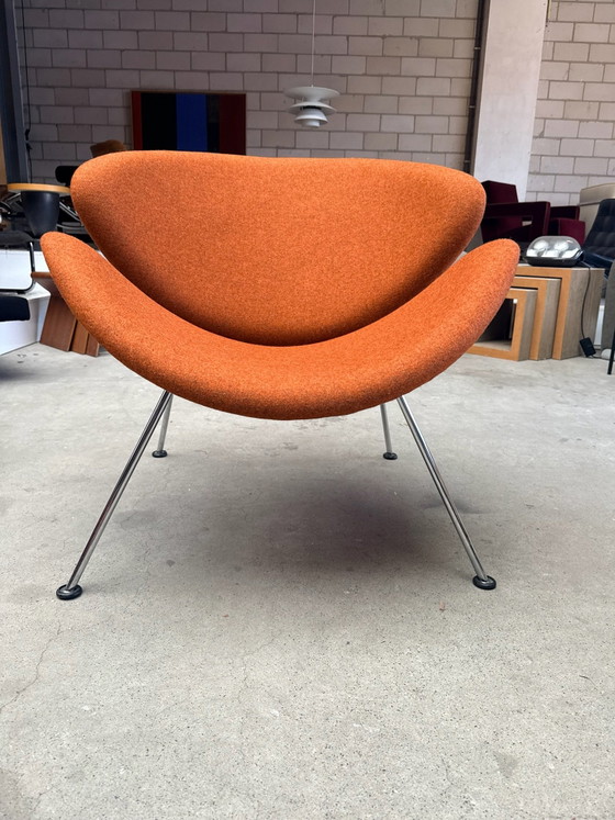 Artifort Orange Slice, Pierre Paulin, Sessel, Stoff, Holz (Foto 6 von 13)